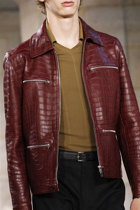 hermes leather vest|hermes leather jacket men's.